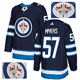 Jets 57 Tyler Myers Navy With Special Glittery Logo Adidas Jersey,baseball caps,new era cap wholesale,wholesale hats